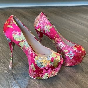 Madison “Nila” heels by Shoedazzle, pink